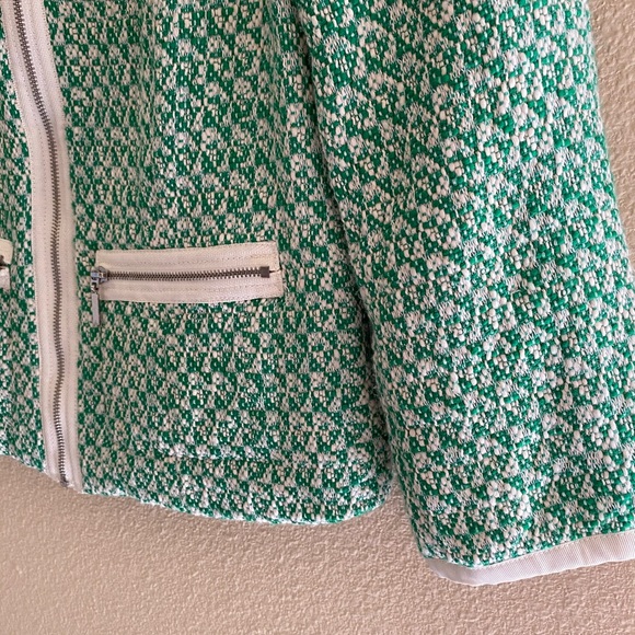 CAbi Clover Tweed Green Jacket - Picture 5 of 8